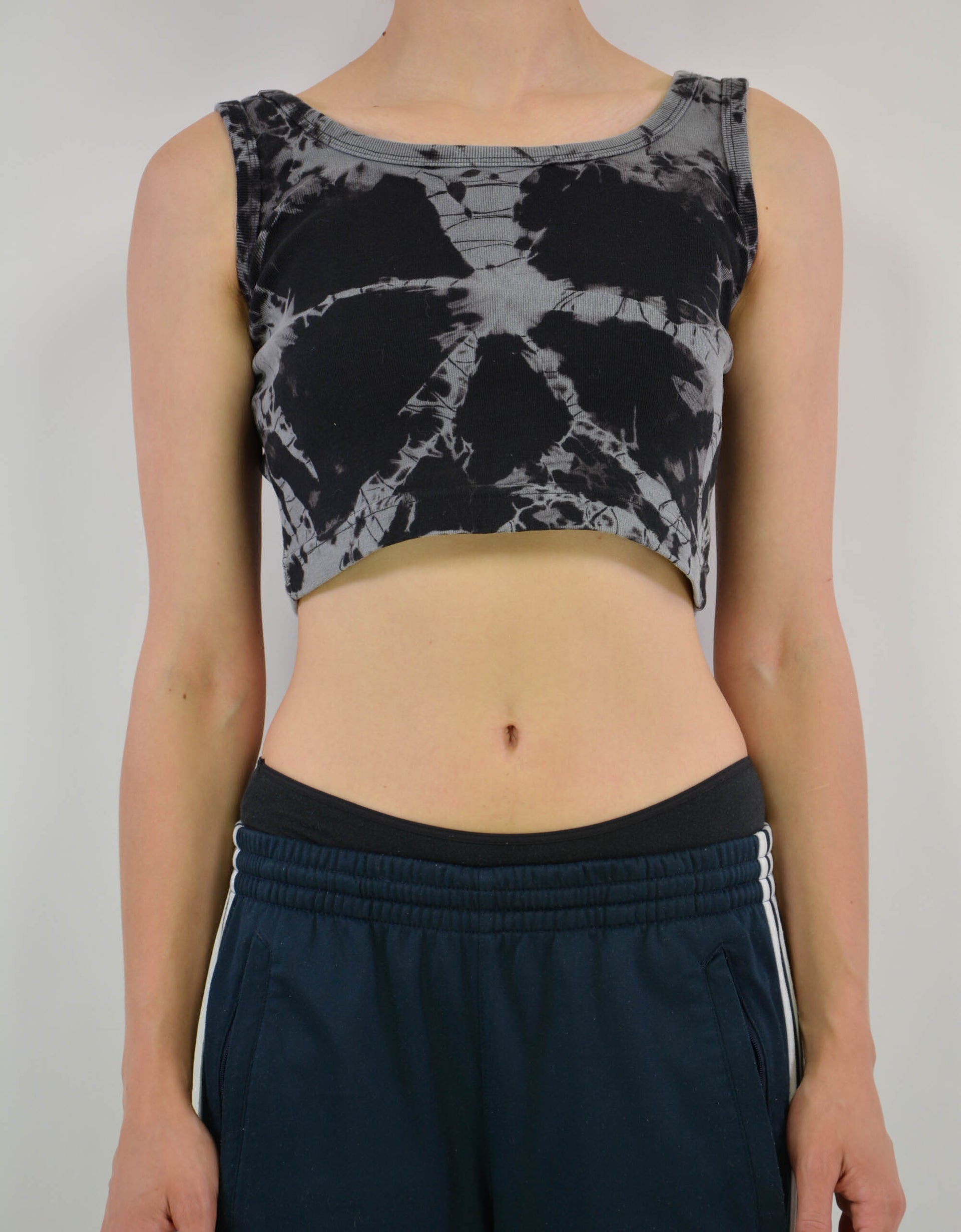 Batik crop tank top - PICKNWEIGHT - VINTAGE KILO STORE