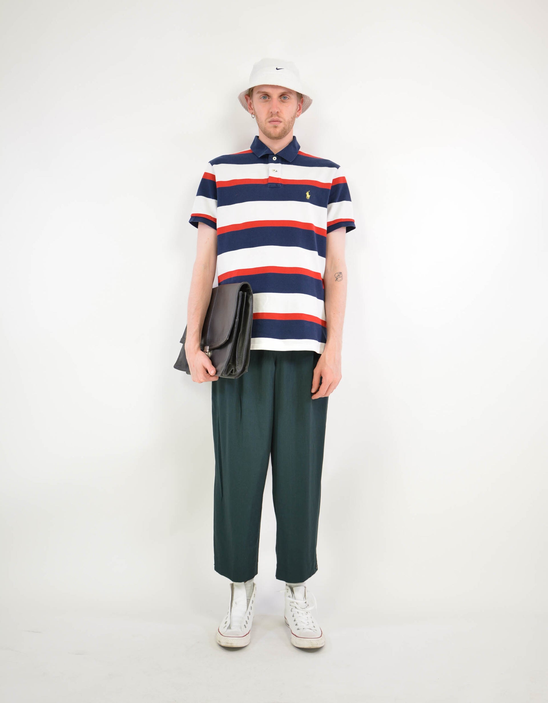 Striped polo shirt - PICKNWEIGHT - VINTAGE KILO STORE