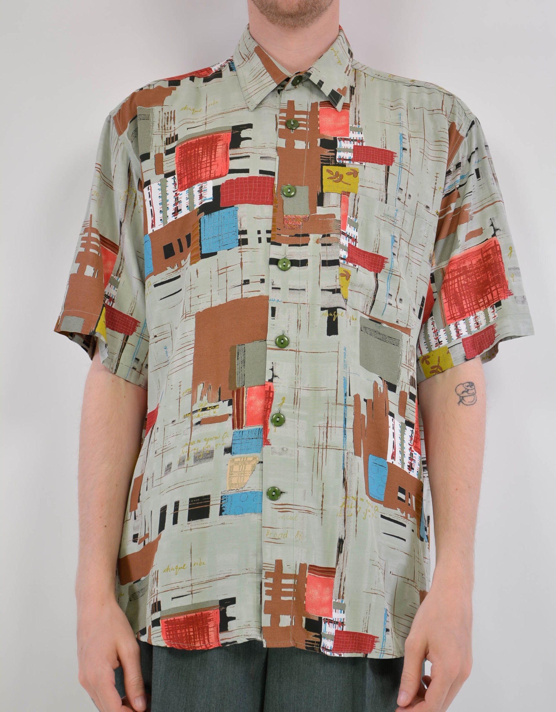 80s print shirt - PICKNWEIGHT - VINTAGE KILO STORE