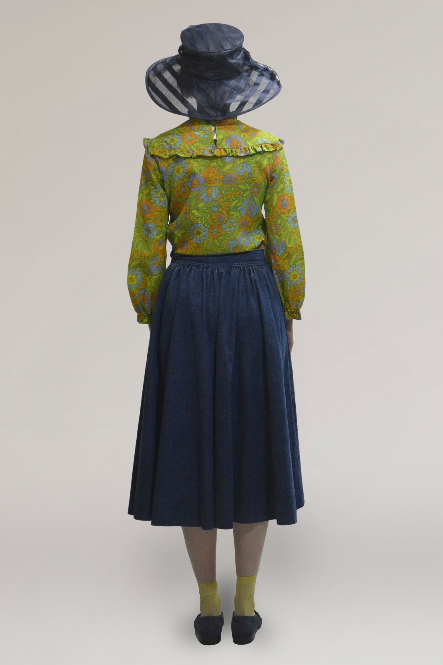 70s printed blouse - PICKNWEIGHT - VINTAGE KILO STORE