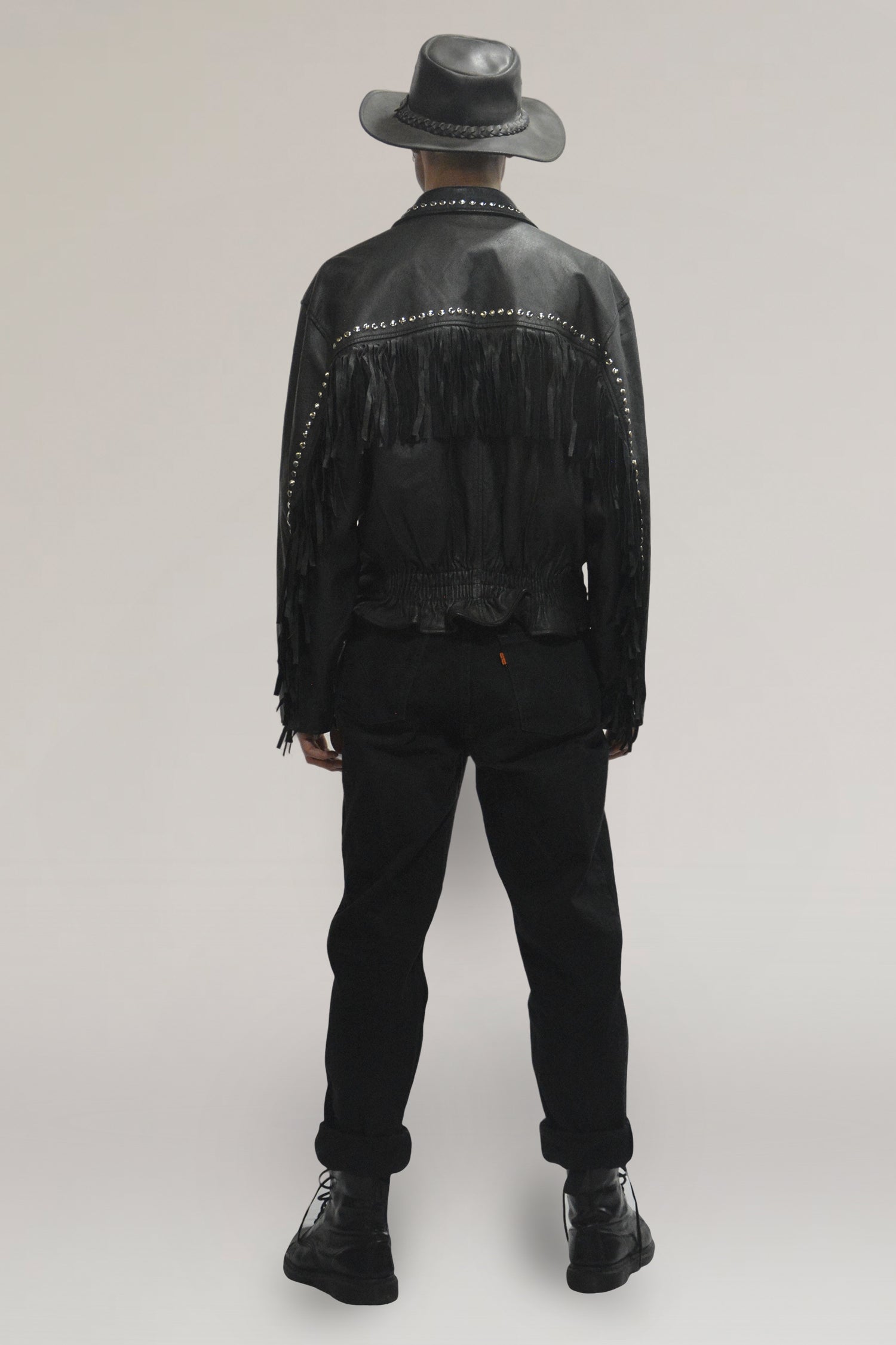 Studded leatherjacket - PICKNWEIGHT - VINTAGE KILO STORE