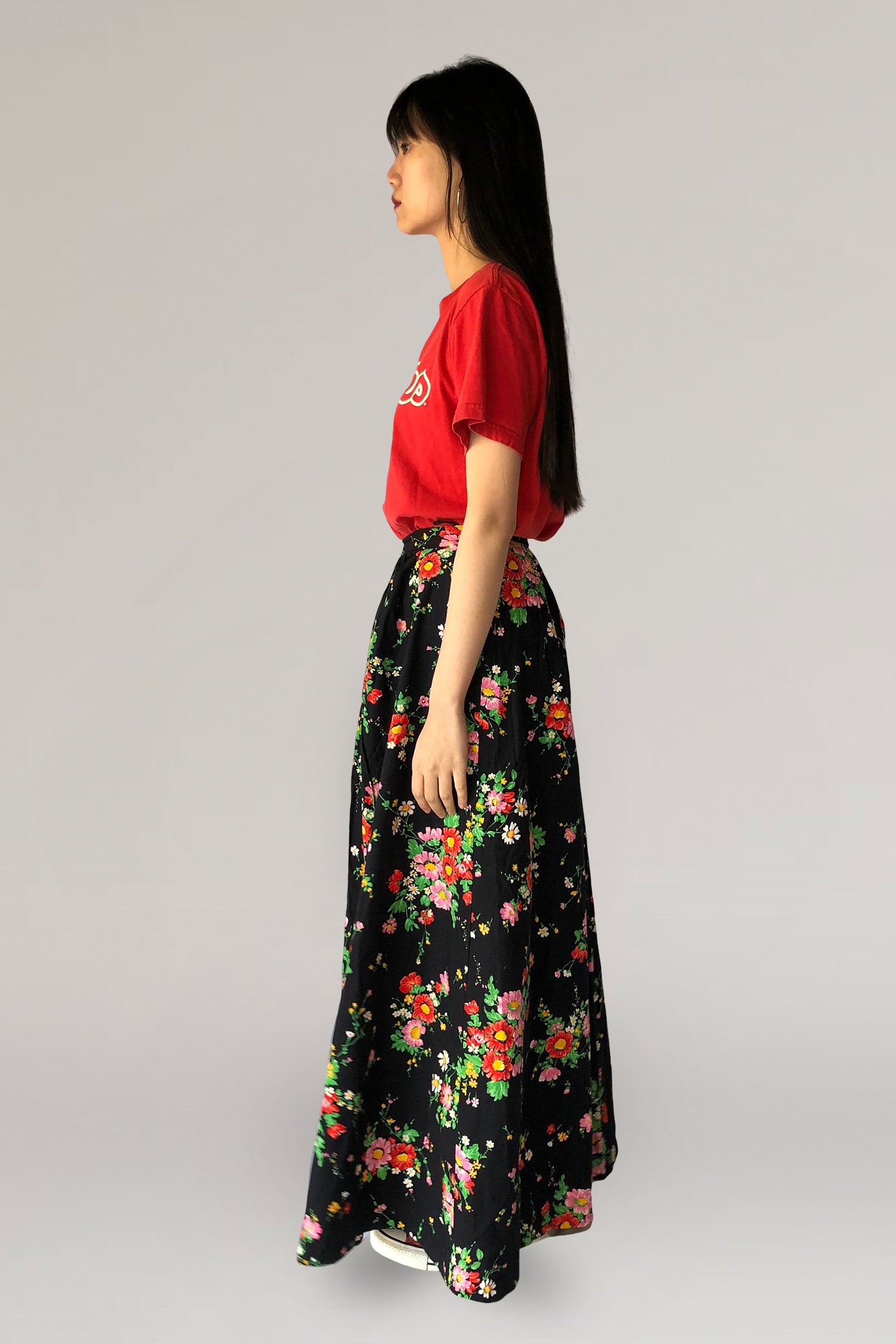 Floral skirt - PICKNWEIGHT - VINTAGE KILO STORE