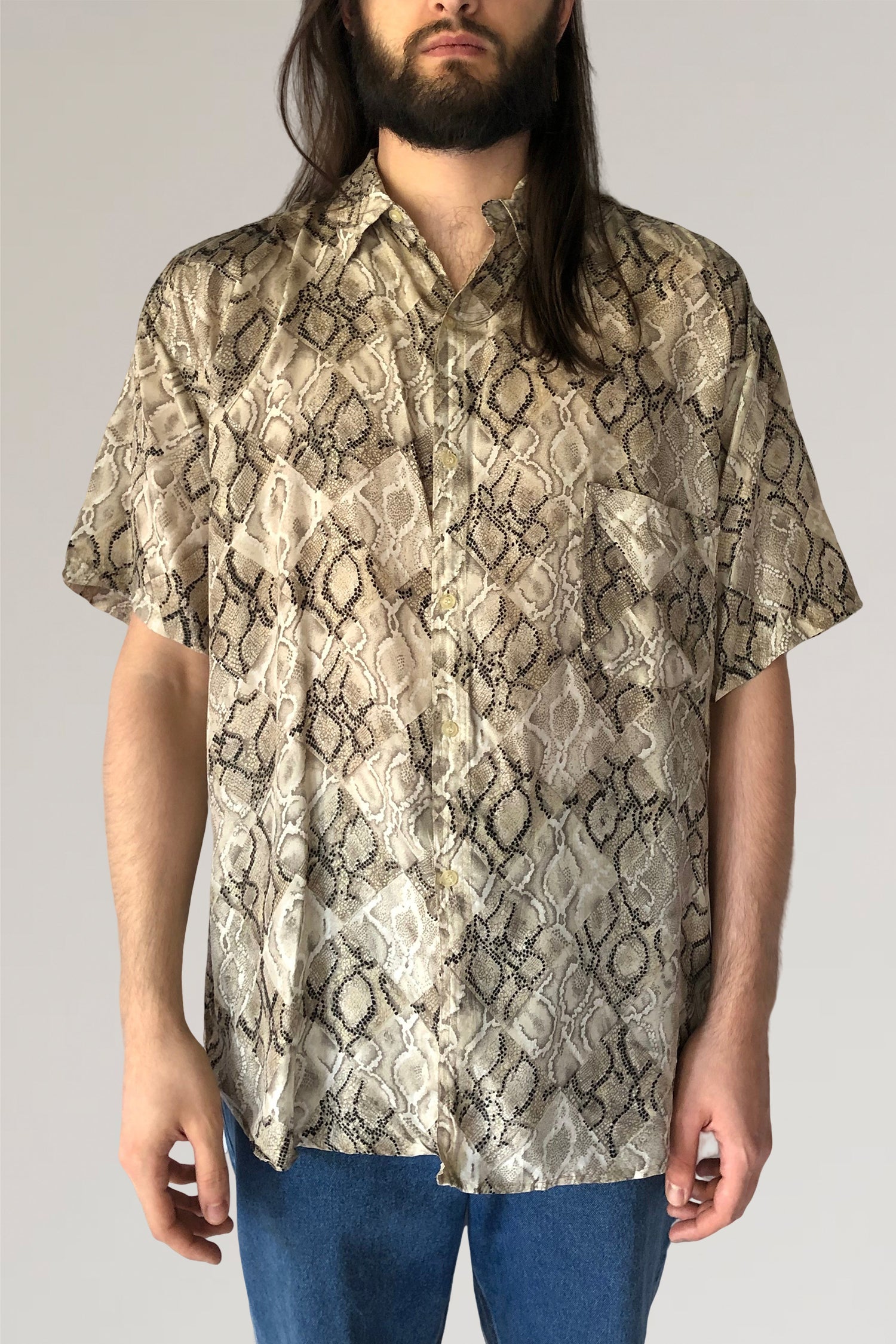Snake print shirt - PICKNWEIGHT - VINTAGE KILO STORE