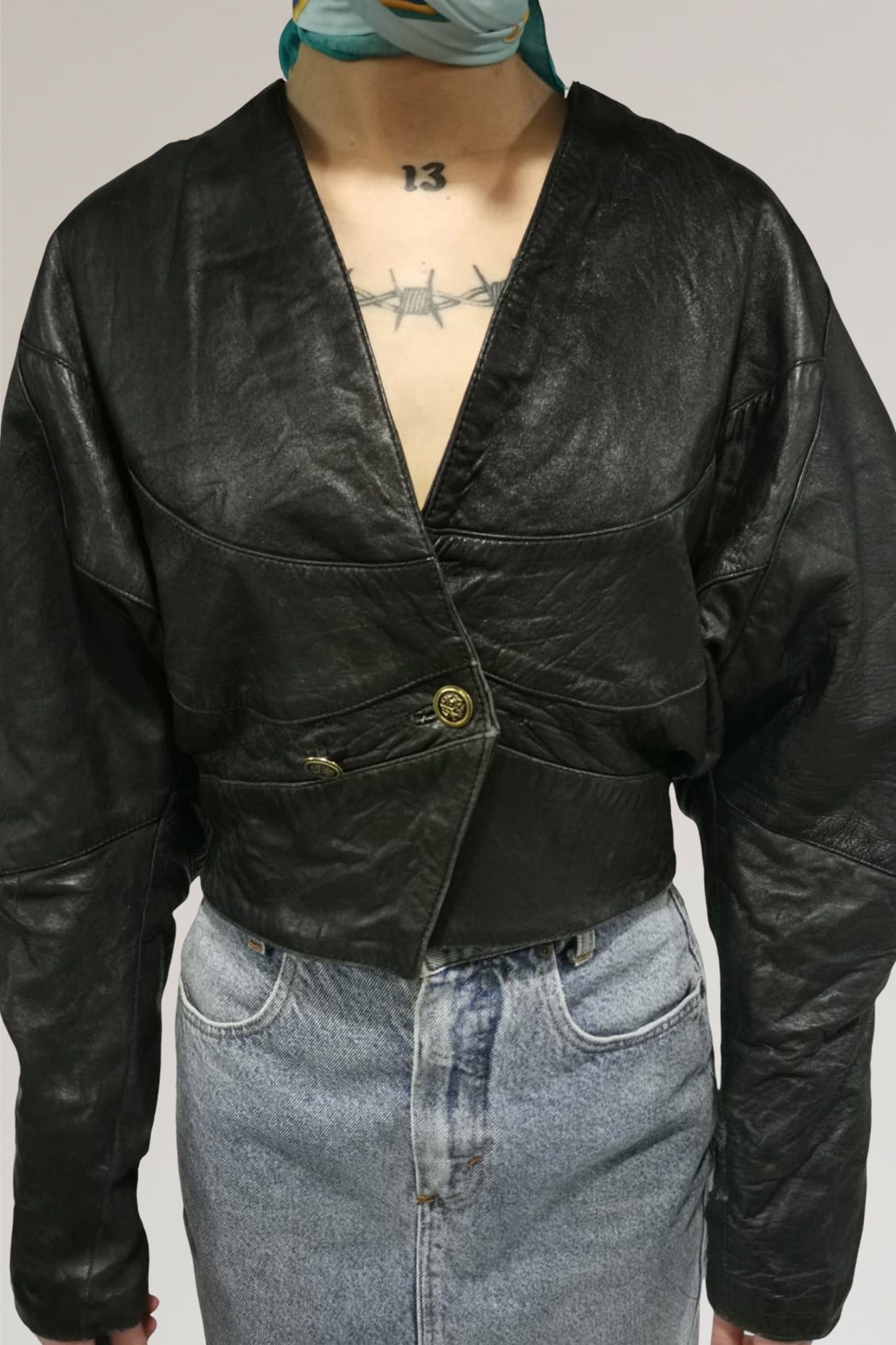 Leather jacket - PICKNWEIGHT - VINTAGE KILO STORE